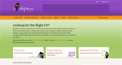 Desktop Screenshot of bigshoessouth.com
